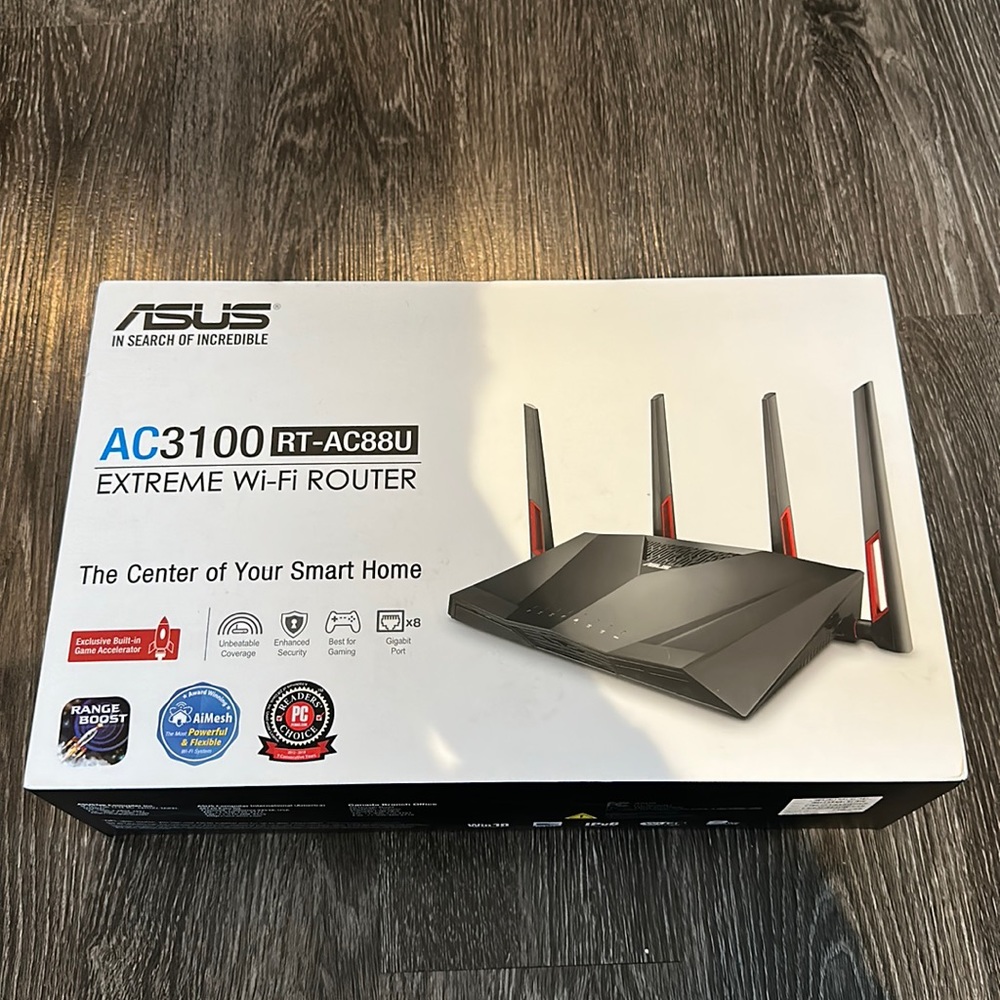 ASUS AC3100 RT-AC88U Extreme Wi-Fi Router